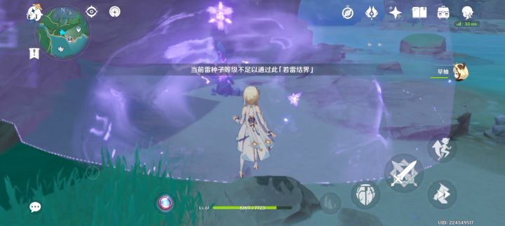雷种子等级不够如何进屏障?截图