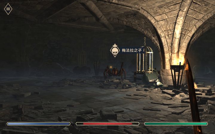 当你被卡级逼疯时打BOSS截图