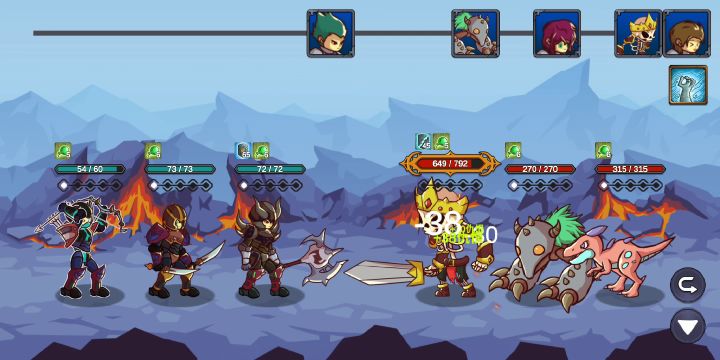 1.07_腐败游侠VS骷髅王（难度8）截图