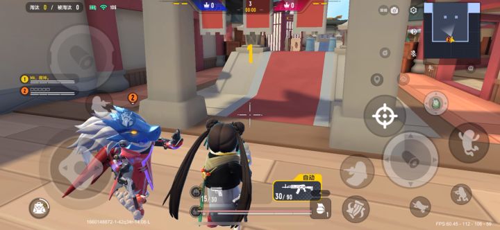 2v2 枪战对决 十字步行街附近 策略截图