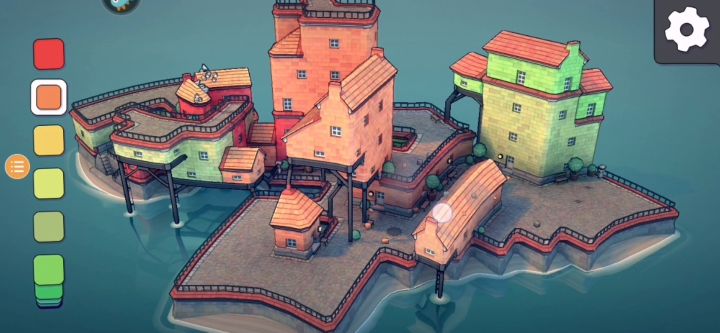 城市叠叠乐，很治愈截图