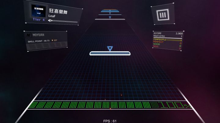 萌新刚玩DancerRail,还不错啊截图