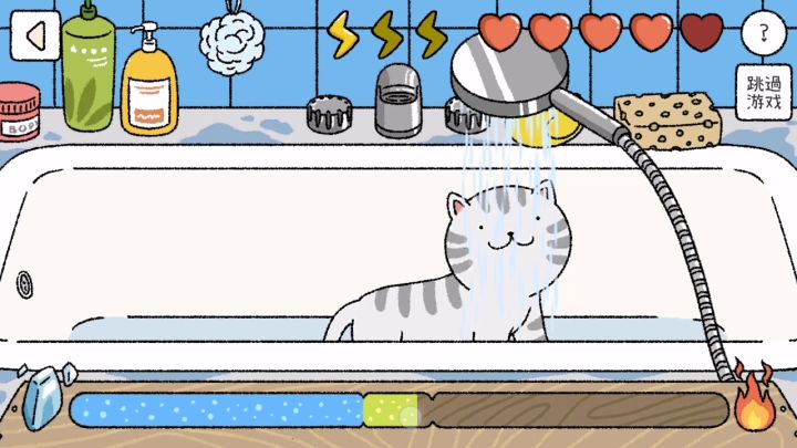 如何正确给猫咪洗澡截图