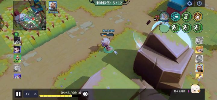 这飘逸的忍者跑和身法，放到木叶怎么说也是超影级别(bushi)截图