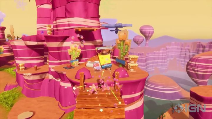 《海绵宝宝:宇宙摇摆》13分钟实机演示 | Gamescom 2022截图