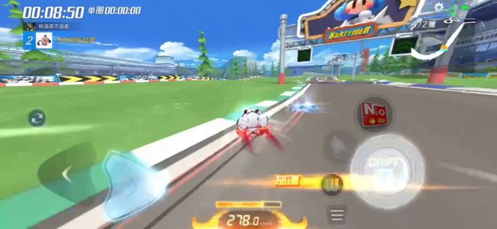 跑跑卡丁车官方竞速版-苍炎白龙VS晶钻游侠截图