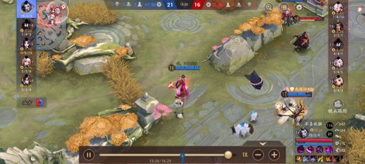 四杀骨女，对面和尚太不配合了！截图