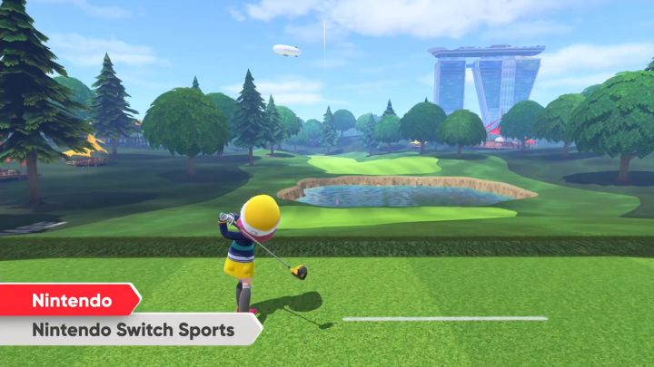 《Nintendo Switch 运动》「高尔夫球」宣传视频截图
