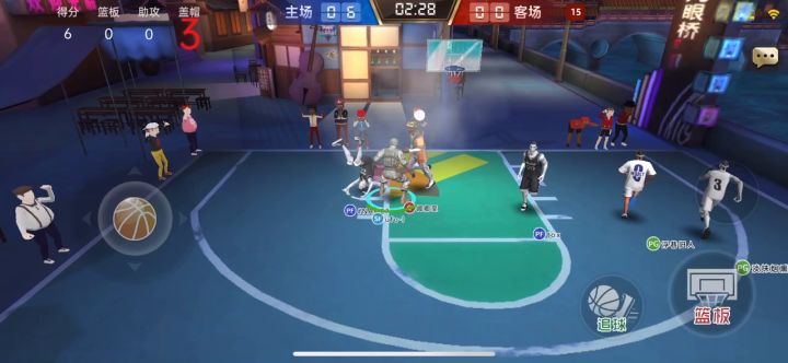 玩家投稿，字母哥贴脸盖帽截图