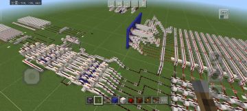 红石新手做的30以内的加减器完成了