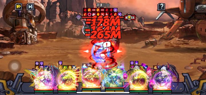 我的9000亿伤害boss阵容截图
