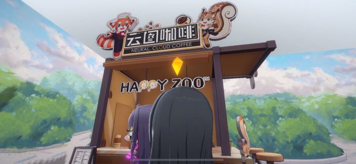 线下咖啡店联动家具  游戏内实效果~截图