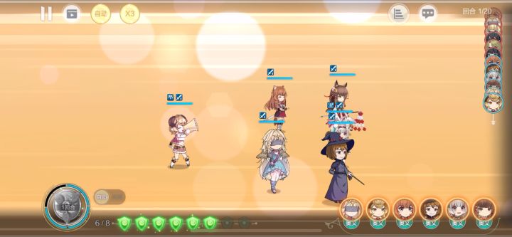 【盾勇攻略】5辅1C,全自动一回合砍到爽阵容截图