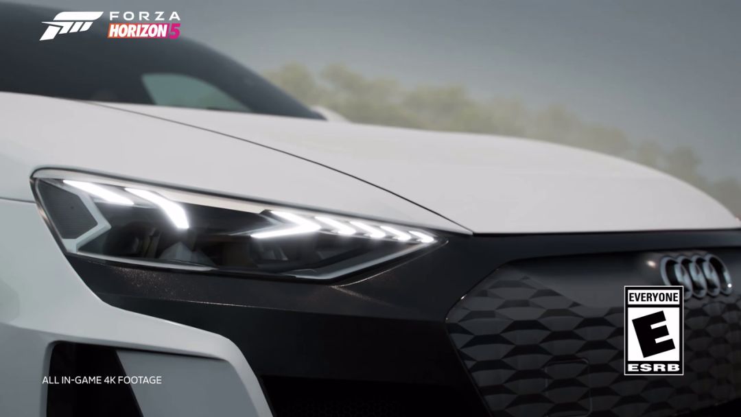 《极限竞速：地平线5》「奥迪RS e-tron GT」宣传视频截图