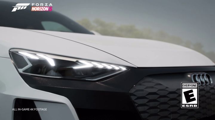 《极限竞速：地平线5》「奥迪RS e-tron GT」宣传视频截图