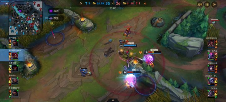 卡特琳娜1v5,哈哈他们还敢拿远古龙截图