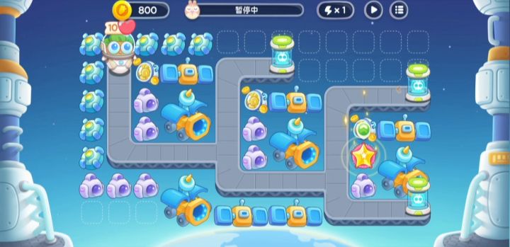 #单炮塔通关挑战 太空穿越 第40关截图