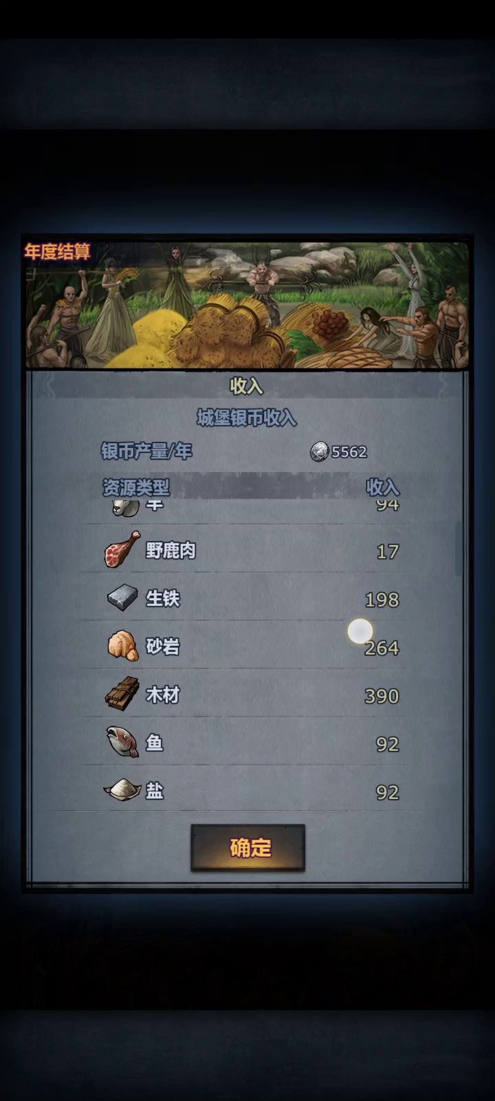 我的庄园产量,不是最高档献祭截图