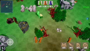 展示基础操作，例如采集、伐木、建造等等