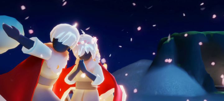 季节交替,大家只和想念的人联系。截图