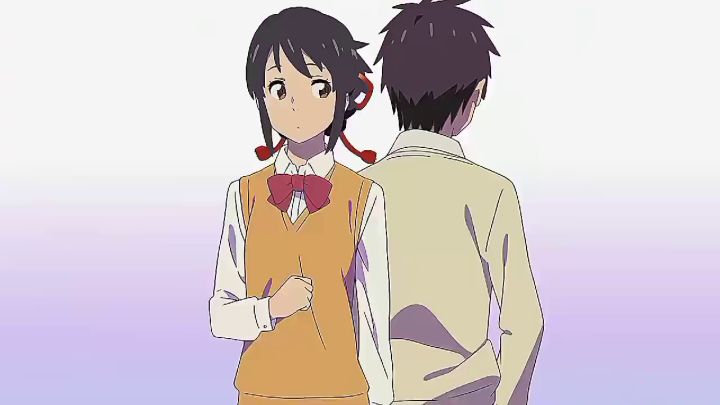 #你的名字  穿越错位的时空搜 ，仰望陨落的星辰，你没留下你的名字，我却无法忘记那句“我爱你” #动漫剪辑 #动漫截图