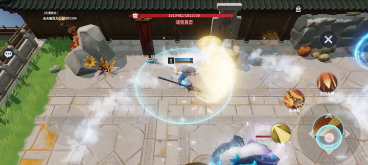 5-2图冲击波,晴雪真君打法截图