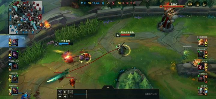 大逆风亚索，丝血1v2极限操作截图
