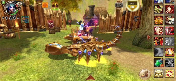 《十年前》经典魔兽世界手游怀旧，《混沌与秩序Online》MMorpg手游 #手游 #魔兽世界 #魔兽手游截图