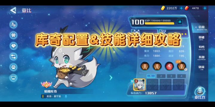 库奇配置&技能详细教学截图