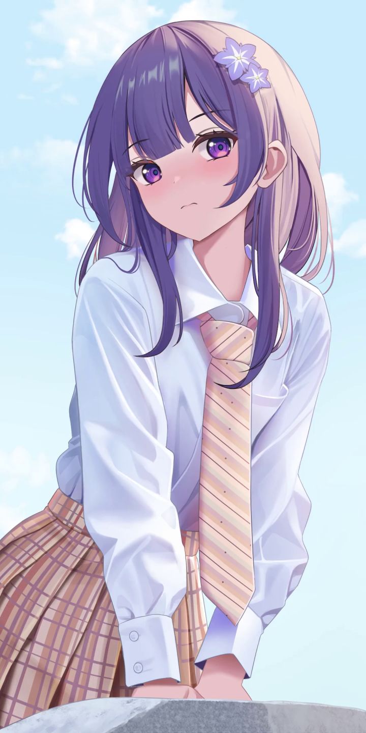 原神 雷神 JK制服 高清动态壁纸截图