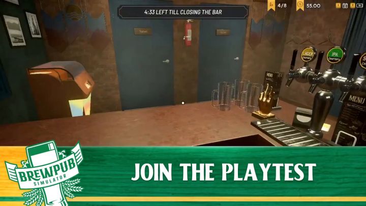 《自酿酒馆模拟器(Brewpub Simulator)》宣传视频截图
