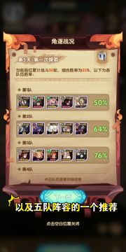 《剑与远征》猎宝角逐火山地形4-5队最终阵容