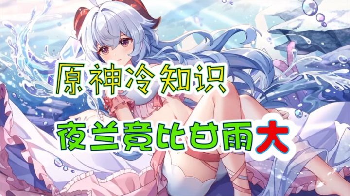 【原神】游戏冷知识,不会呼吸的雷电将军,夜兰破局矢的打击范围截图