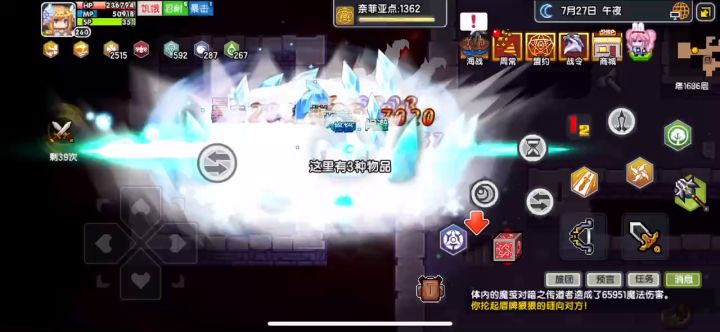 萌新冰法稳定挂机1699截图
