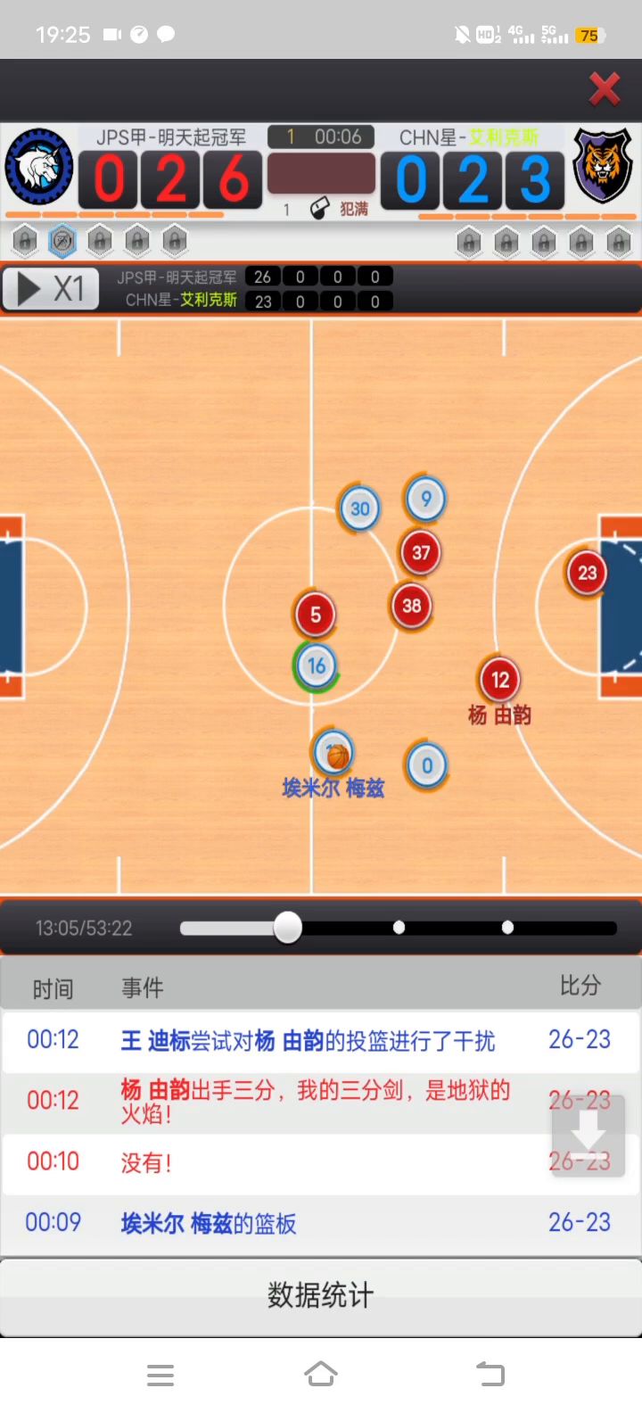 206的史蒂芬·库里! logo三分给你们表演一个!截图