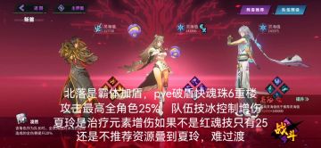 【刘羽禅攻略】冰队配置操作攻略