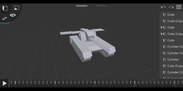 三款自创坦克的变形动画