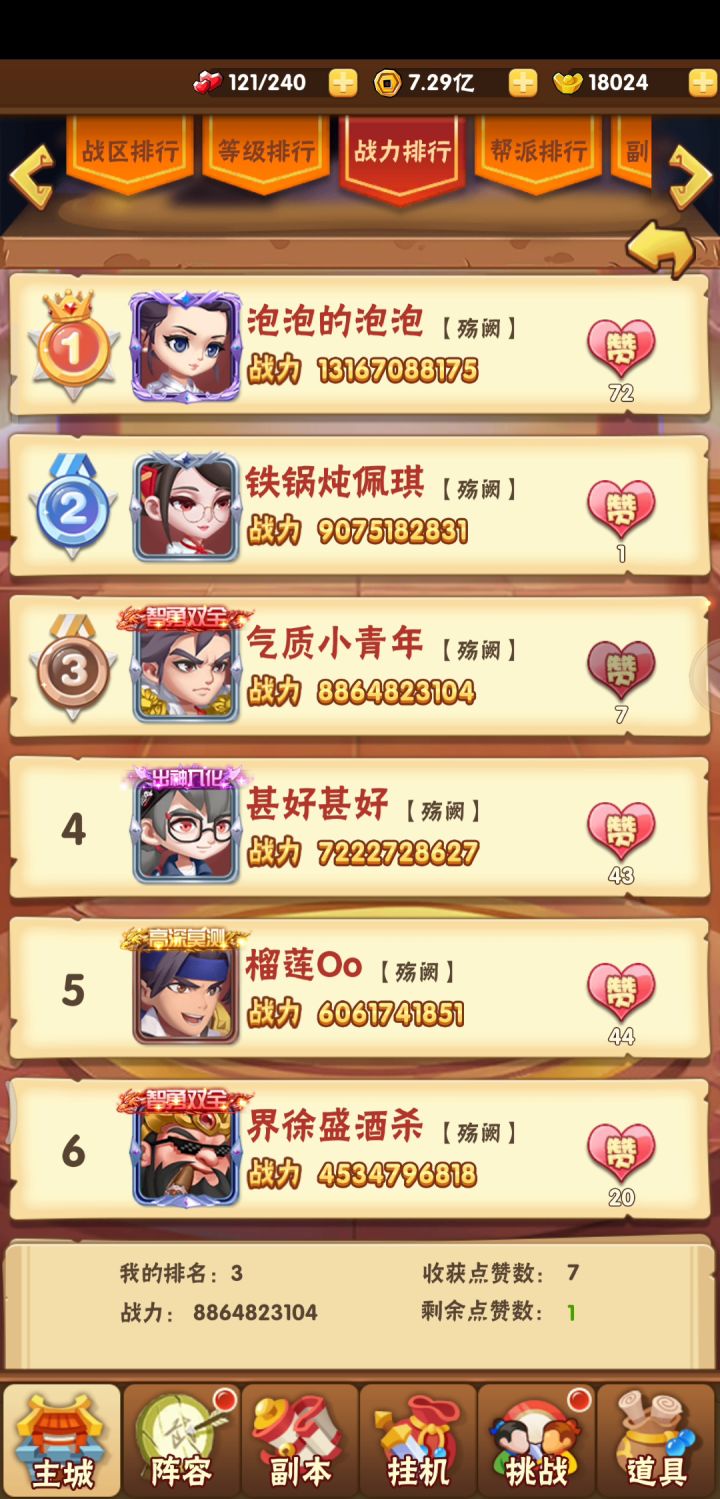 荀彧培养到极致，加上3星关羽配合，简直天衣无缝，3-4亿战力的差距不叫事截图