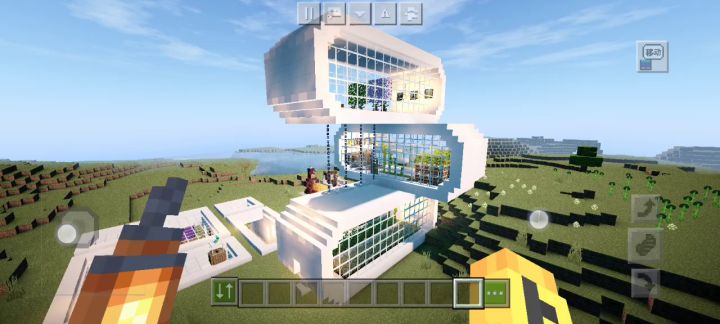 模仿某建筑大佬作品《高档三层楼》截图