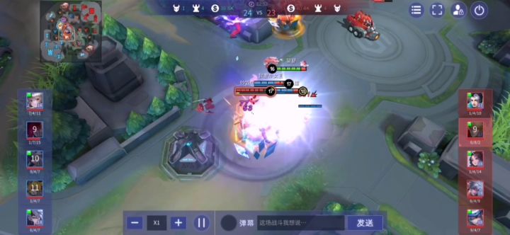 团战亚索QR中三个拿下三杀。截图