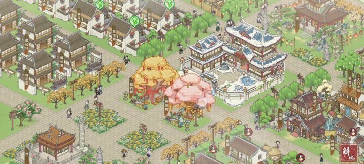 简单的城市布局,有些地方随便放的后面还需要改一下截图