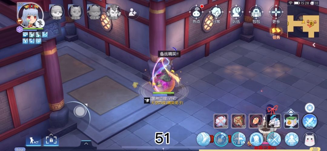 小刀忍，单挑50-60回廊截图