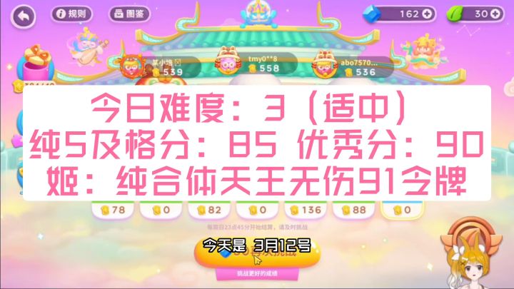 3月12日 周天 无伤91令牌攻略【保卫萝卜4周赛】截图
