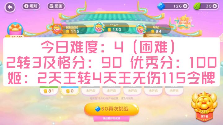 3月14日 2转4 无伤115令牌攻略【保卫萝卜4周赛】截图