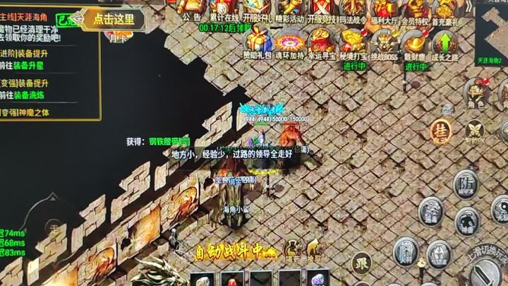 悠闲的挂机截图