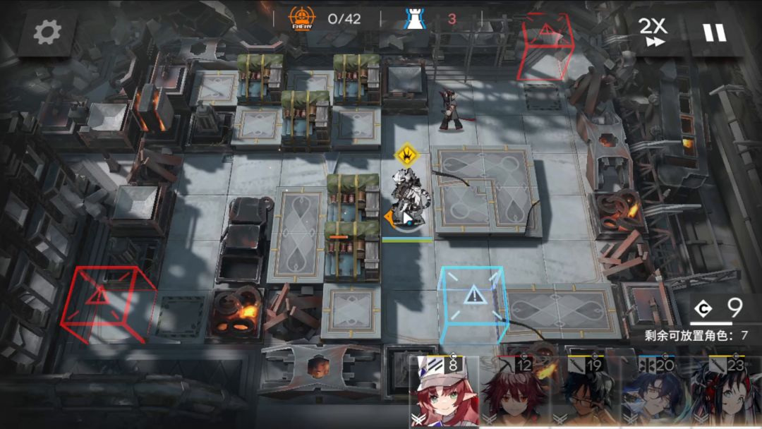 【明日方舟】12-8磨难摆完挂机截图