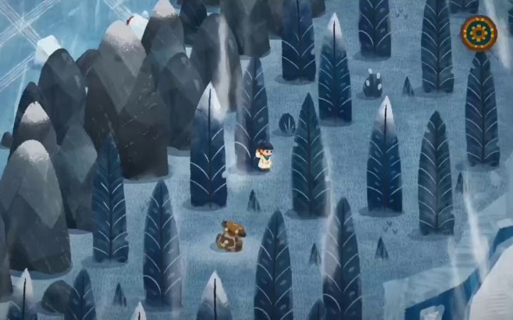 求助 雪山背包这边我点交互键为什么出现的是方向键啊截图