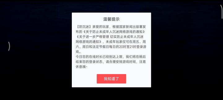 未成年的游戏时间截图