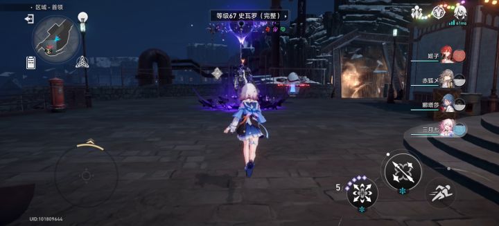 难度2世界4,平民姬子队巡猎buff速通。截图