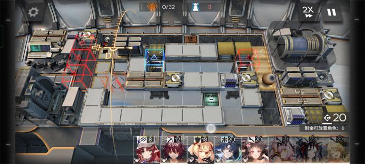 【明日方舟】CW-S-3-B摆完挂机截图